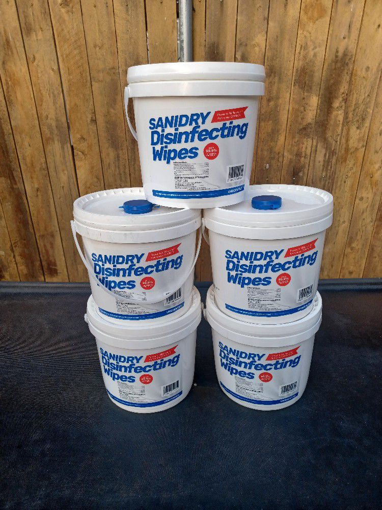  Sanidry 300-Count Unscented Disinfectant Wipes All-Purpose Cleaner