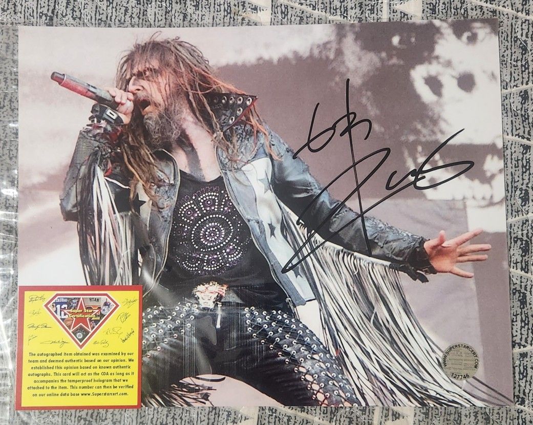 Rob Zombie Autographed Poster With COA