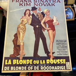 1957 French Movie poster Donate  Great View