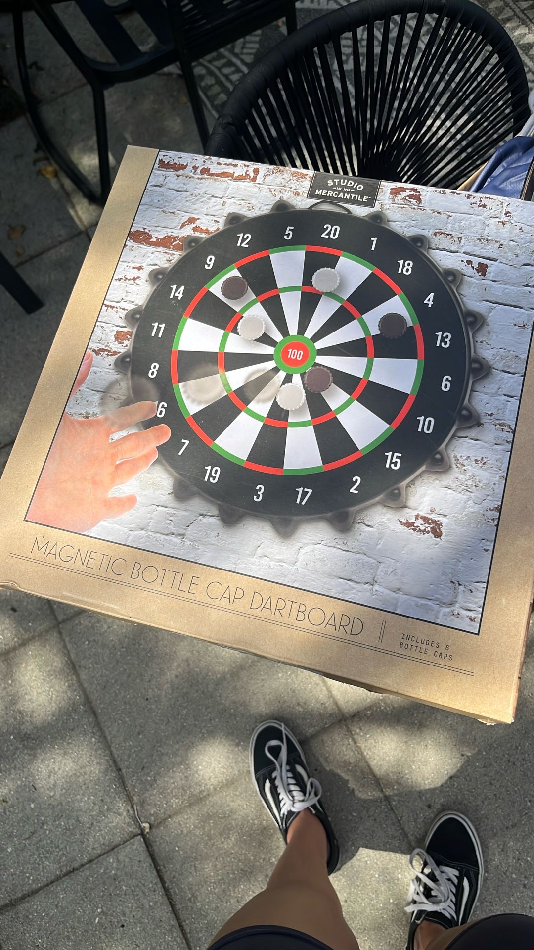 Bottle Cap Dart Board