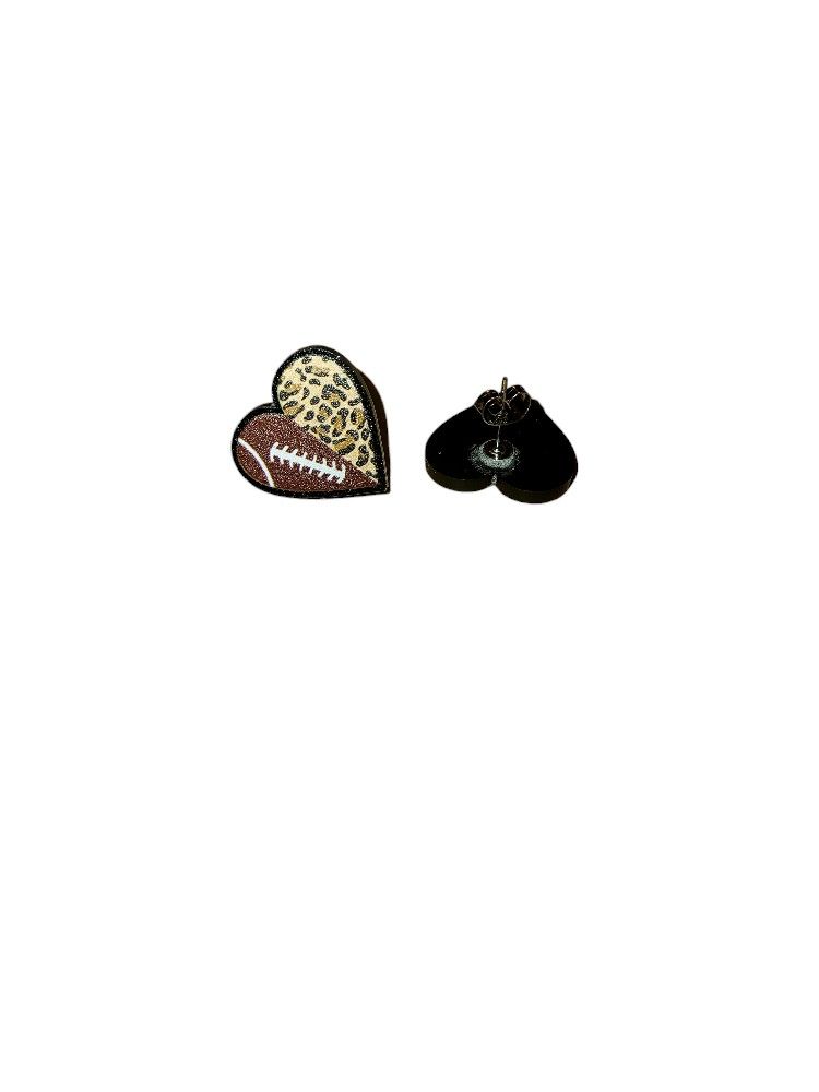 Football Earrings 
