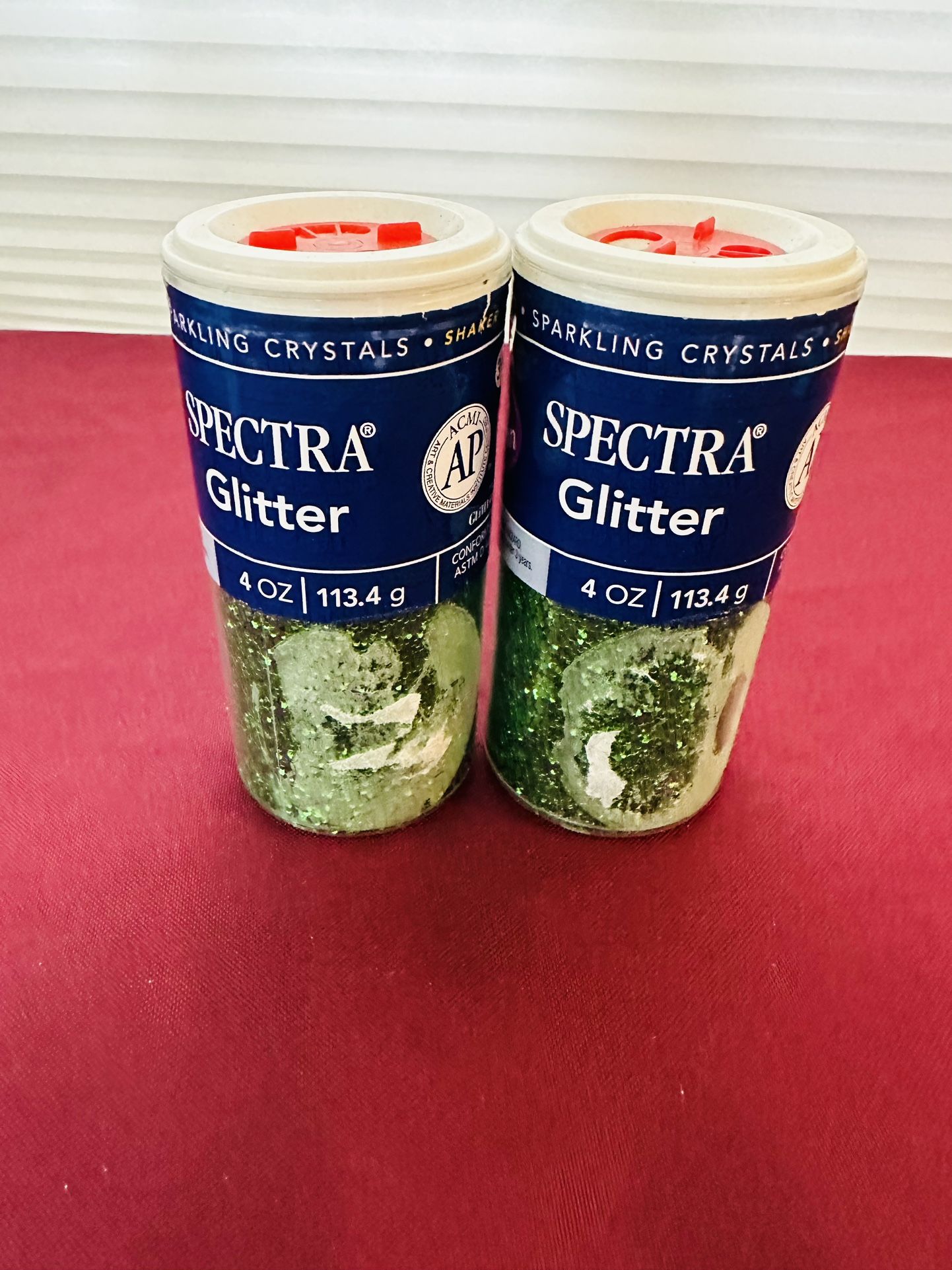 Spectra Glitter, Green, 4oz, 2pk
