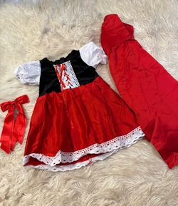 Girls red riding hood costume