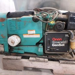 Onan Emerald 1 Genset 4kw Gas RV Generator. 
