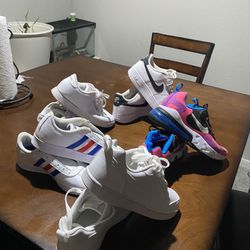 Tenis Buen Estado Marcas Nike,Adidas ,Reebok  Size 5,5.5Y,6 Son 5 Pares Todo Por Solo $60