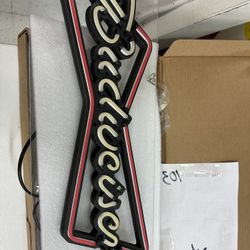 Budweiser Neon Sign
