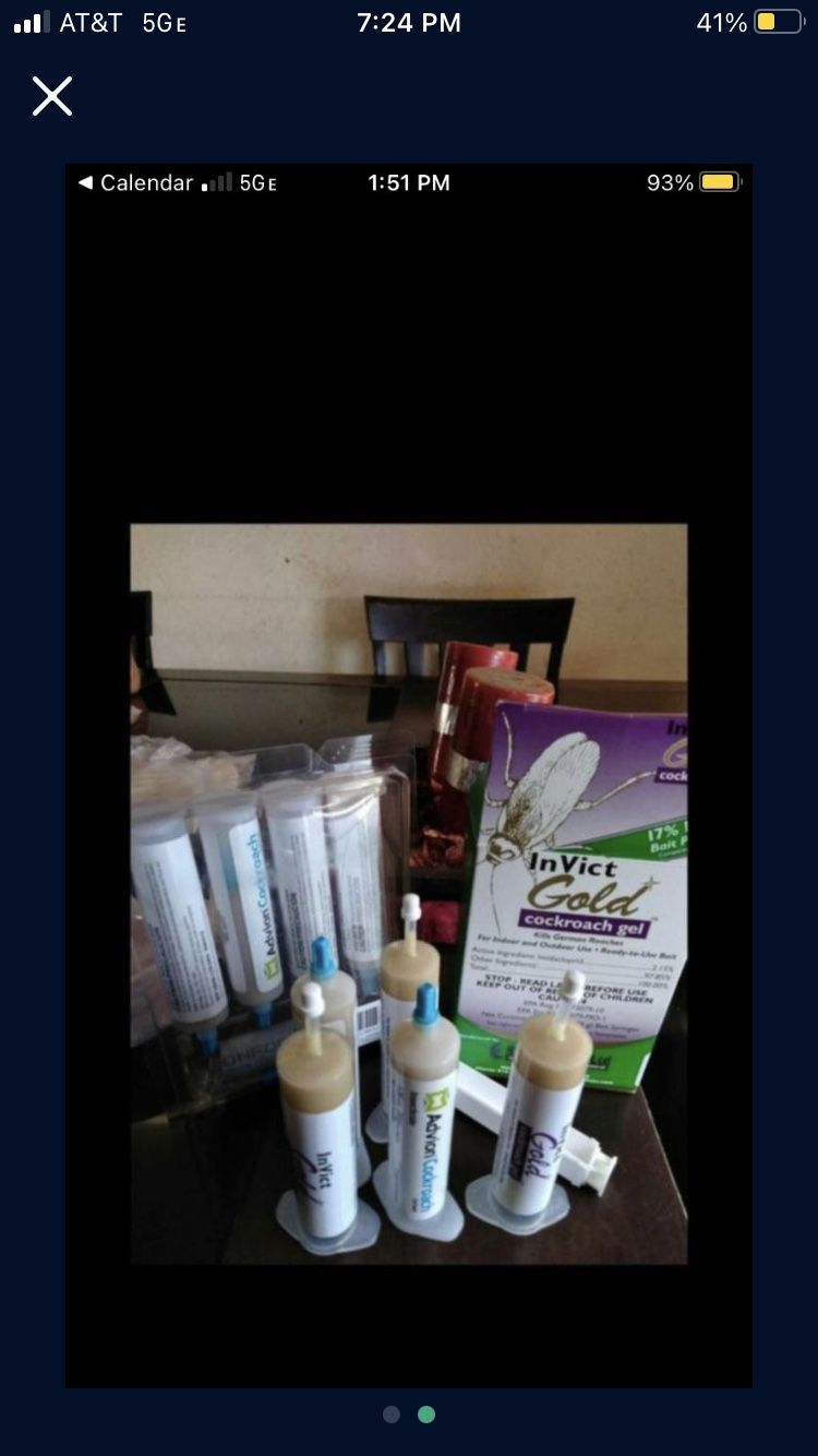 Gel For Roaches / Gel Para Cucarachas