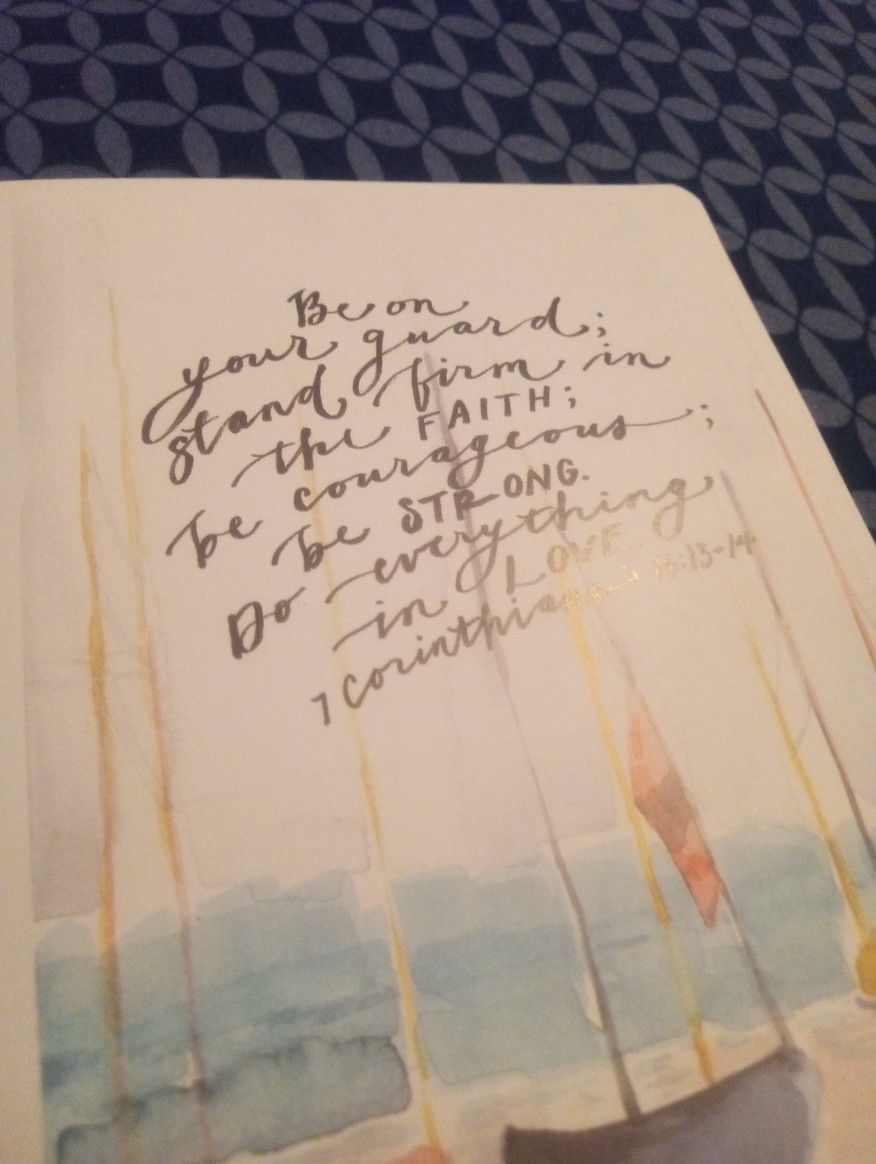 Bible Friendship Card (Front And Back Bible Verses)