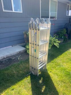 16 ft collapsible ladder by Werner