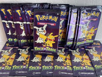 25 Packs Pokemon TCG Trick Or Trade Booster Packs 2023 Halloween Card Lot Bundle