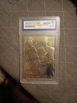 1997 Bleachers 23kt baseball card