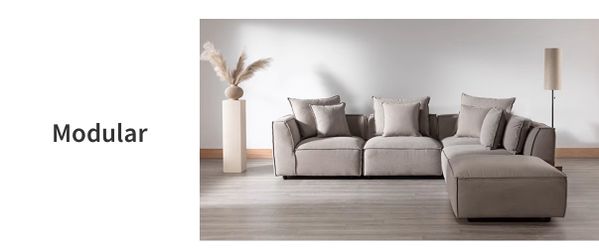 Living Spaces - Cisco Couch + Ottoman