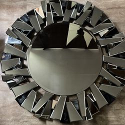 Glass Mirror Circle Cityscape Decorative Mirror/Cyan Designs Retail $1500