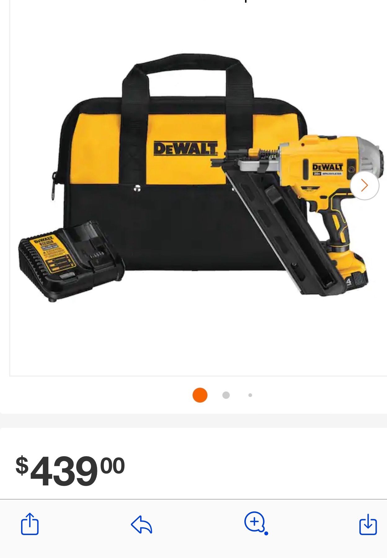 20V MAX XR Lithium-lon Cordless Brushless 2-Speed 30° Paper Collated Framing Nailer with 4.0Ah Battery and Charger