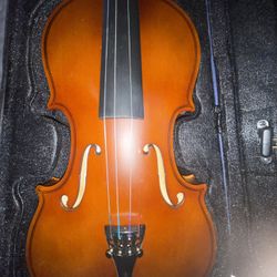 ADM 4/4 Full Size Wood Violin Set for Beginner Acoust