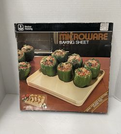 Anchor Hocking Microware Microwave Baking Sheet PM444-T1 Tray Pan Gas Electric