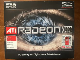 ATI Radeon X1300 Pro Graphics Card – 256MB DDR2 PCIe – Vintage GPU
