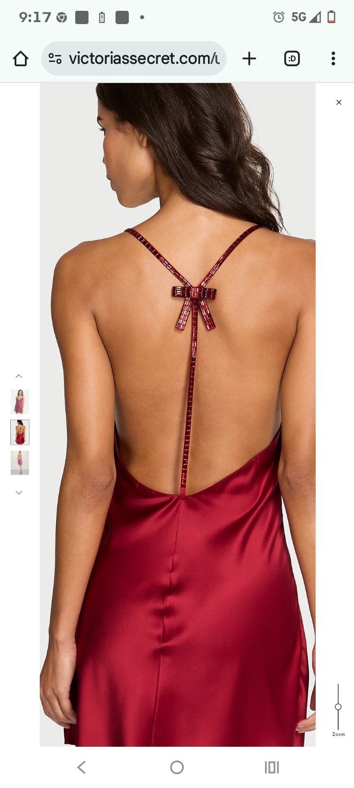 Crystal Bow Slip By Victoria's Secret
