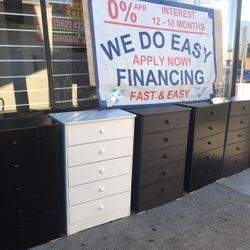 Chest 5 Drawers In Any Color New 