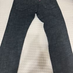 Black 501 Levi Pants