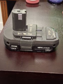 Ryobi ONE+ 18V Lithium-ion battery with a 1.5 Ah capacity