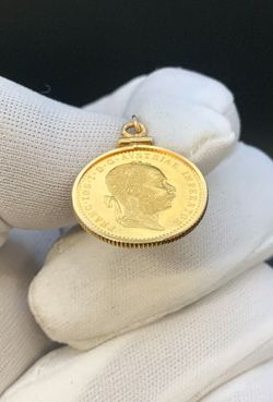 AUSTRIA 1915 COIN PENDANT #35760