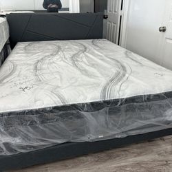 14” Queen Hybrid CoolGel Mattress 🔥 SLEEP COOL. SLEEP BETTER – $0 DOWN! 🔥