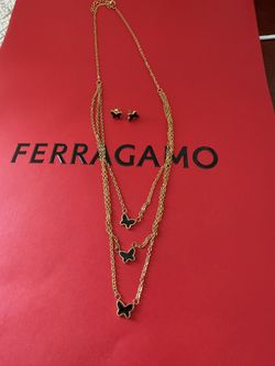 Cadena Y Aretes Cero Inocidable 