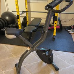 ATIVAFIT Folding Exercise Bike 