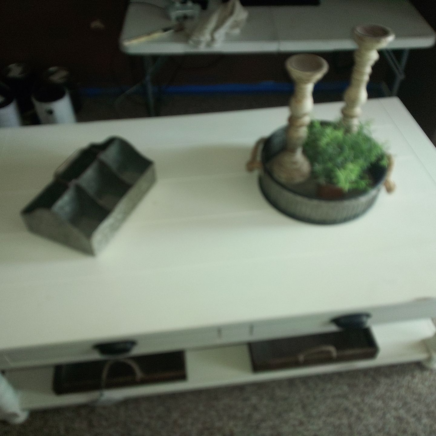 Magnolia home bobbin coffee table by Joanna Gaines