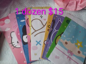 Sanrio Character paper bags Set of 12