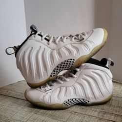 Nike Little Posite One White GS Basketball Shoes Size 6Y