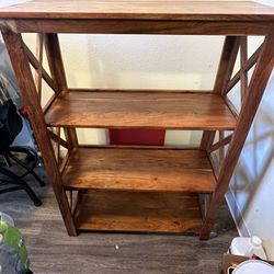 Wooden Bookshelf