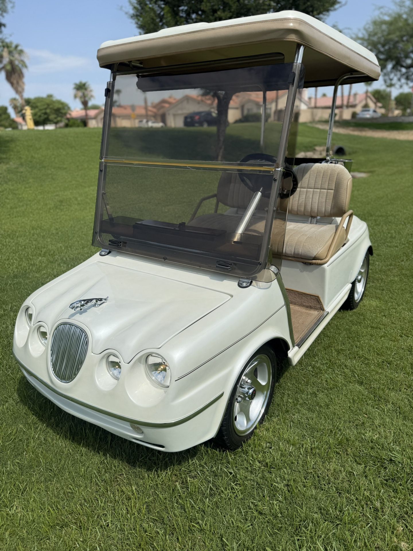 Elegant Jaguar Club Car Golf Cart (high-speed motor does 30 mph)