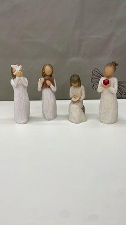 4pc Willow Tree Figurine. Item No 224 (Shopgoodwill)
