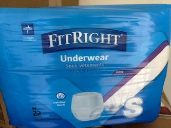 Fitright underwear/ adult diaper size S