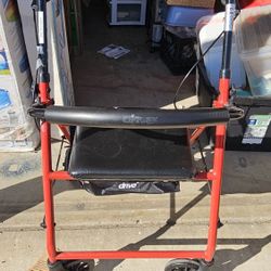 Walker With Wheel, Midline