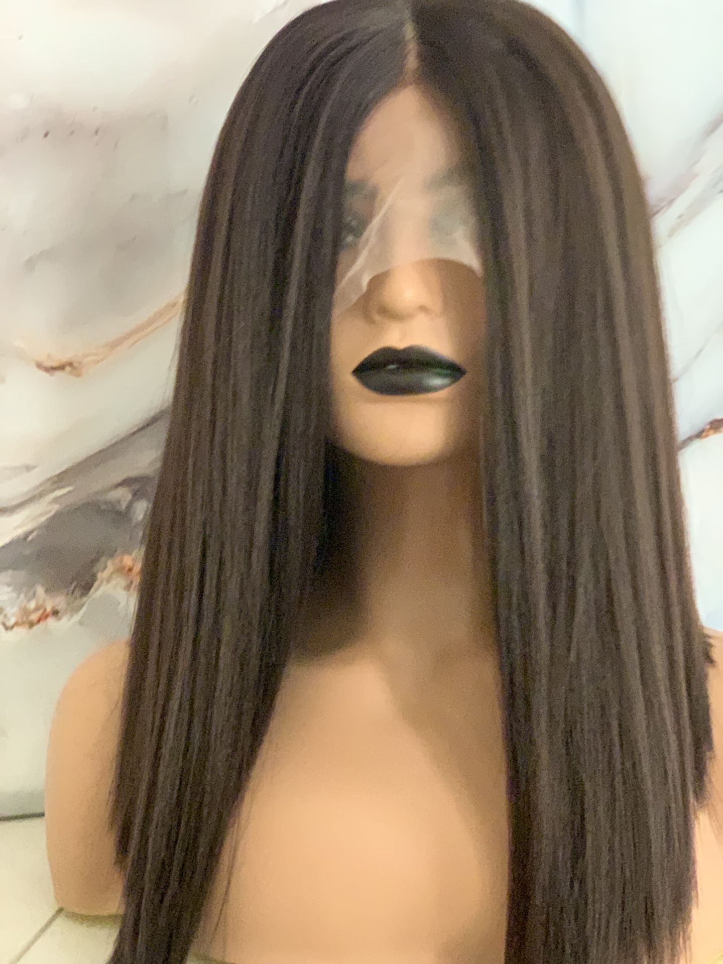 Brown Angle Bob Lace Front Wig