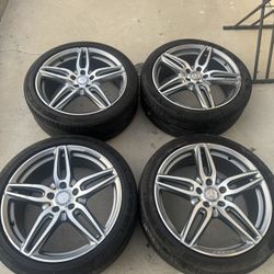 Set Of Mercedes Wheels 