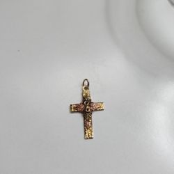 Black Hills Gold Cross Pendant