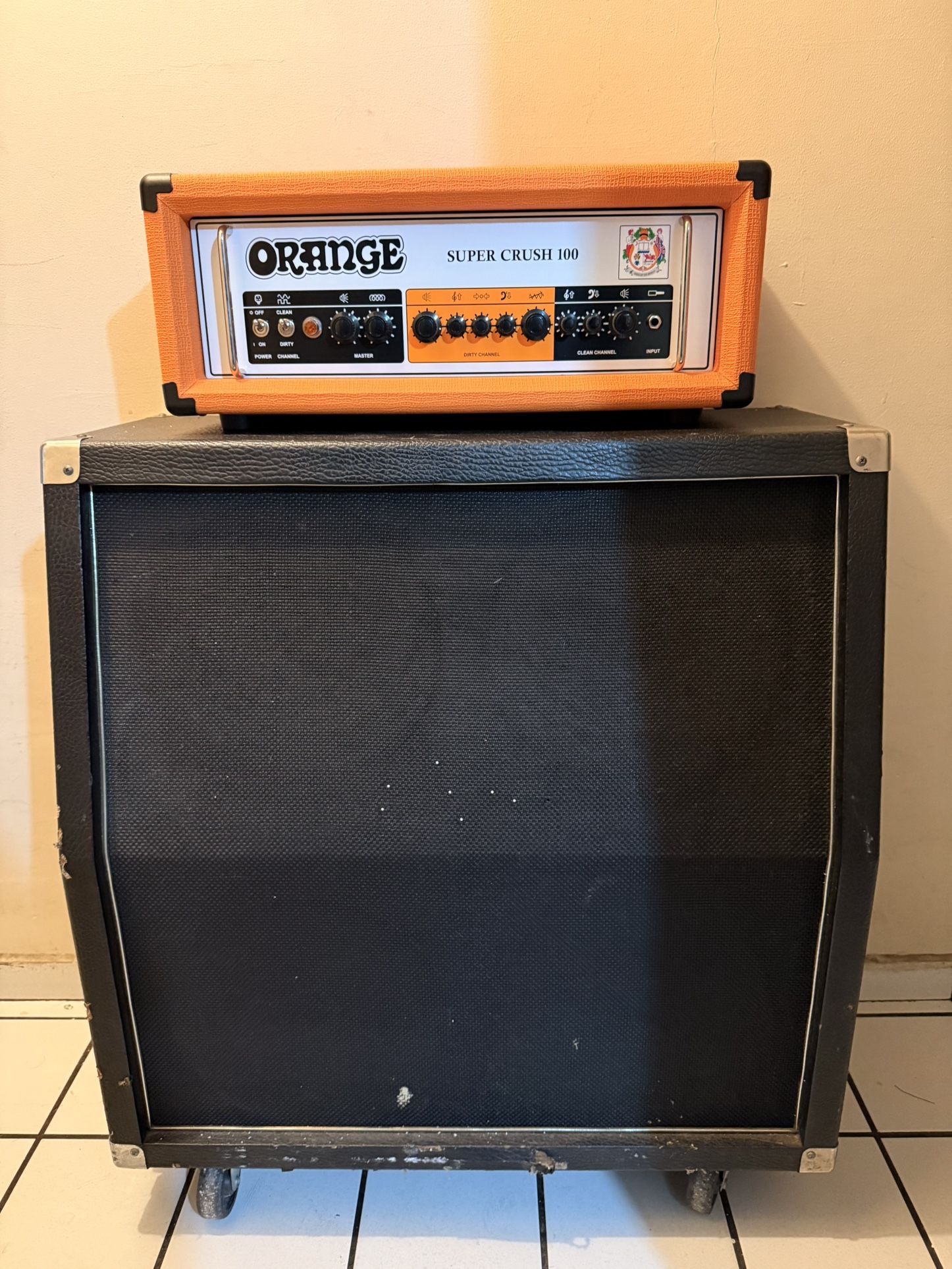 Orange Head & Bugera Cab