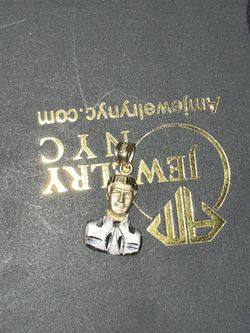 14k Gold Jesus Malverde