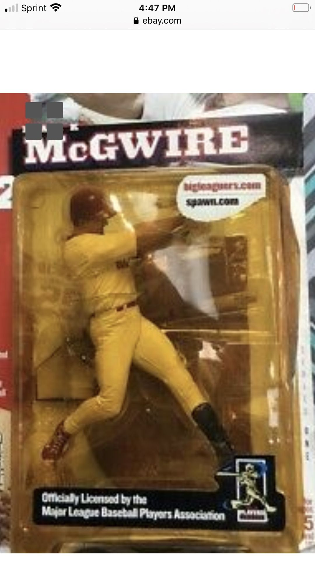 Mark Mcgwire toy brand new