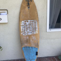 hand crafted Lance collins fish surfboard 