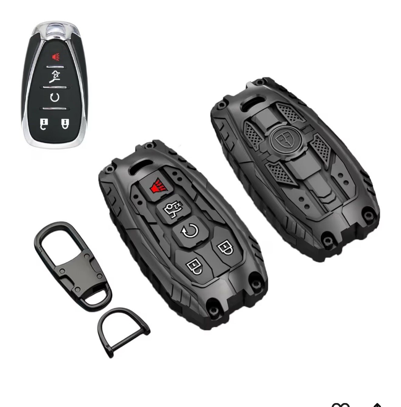 Durable Key Fob Cover compatible with 2016–2022 Chevy and Camaro
