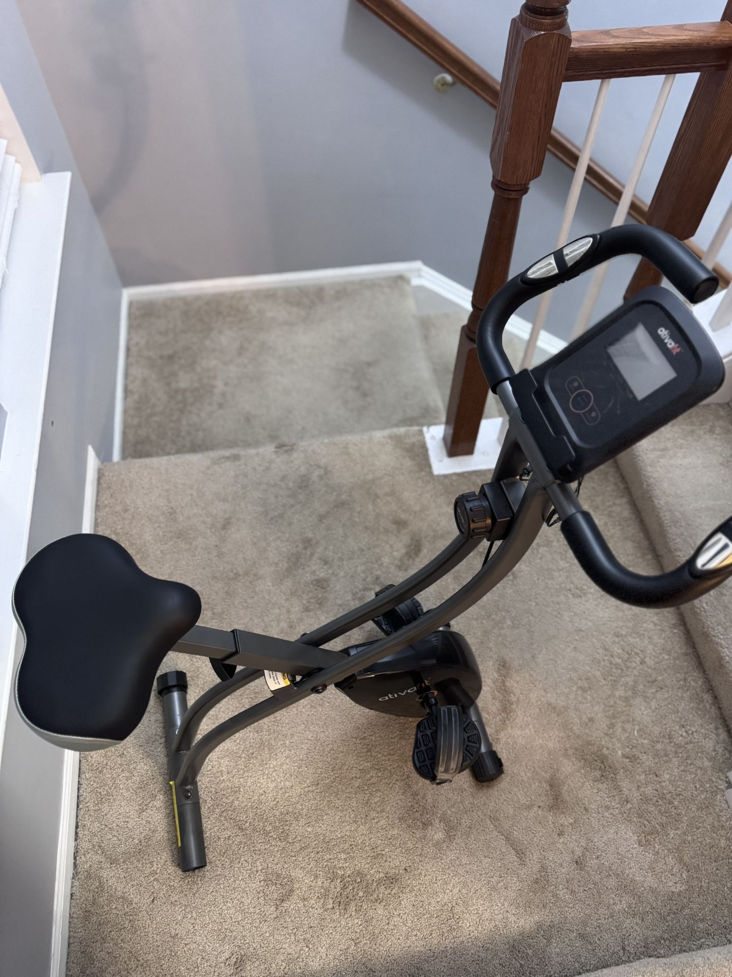 ATIVAFIT Exercise Bike Foldable Fitness Indoor Cycling Bike