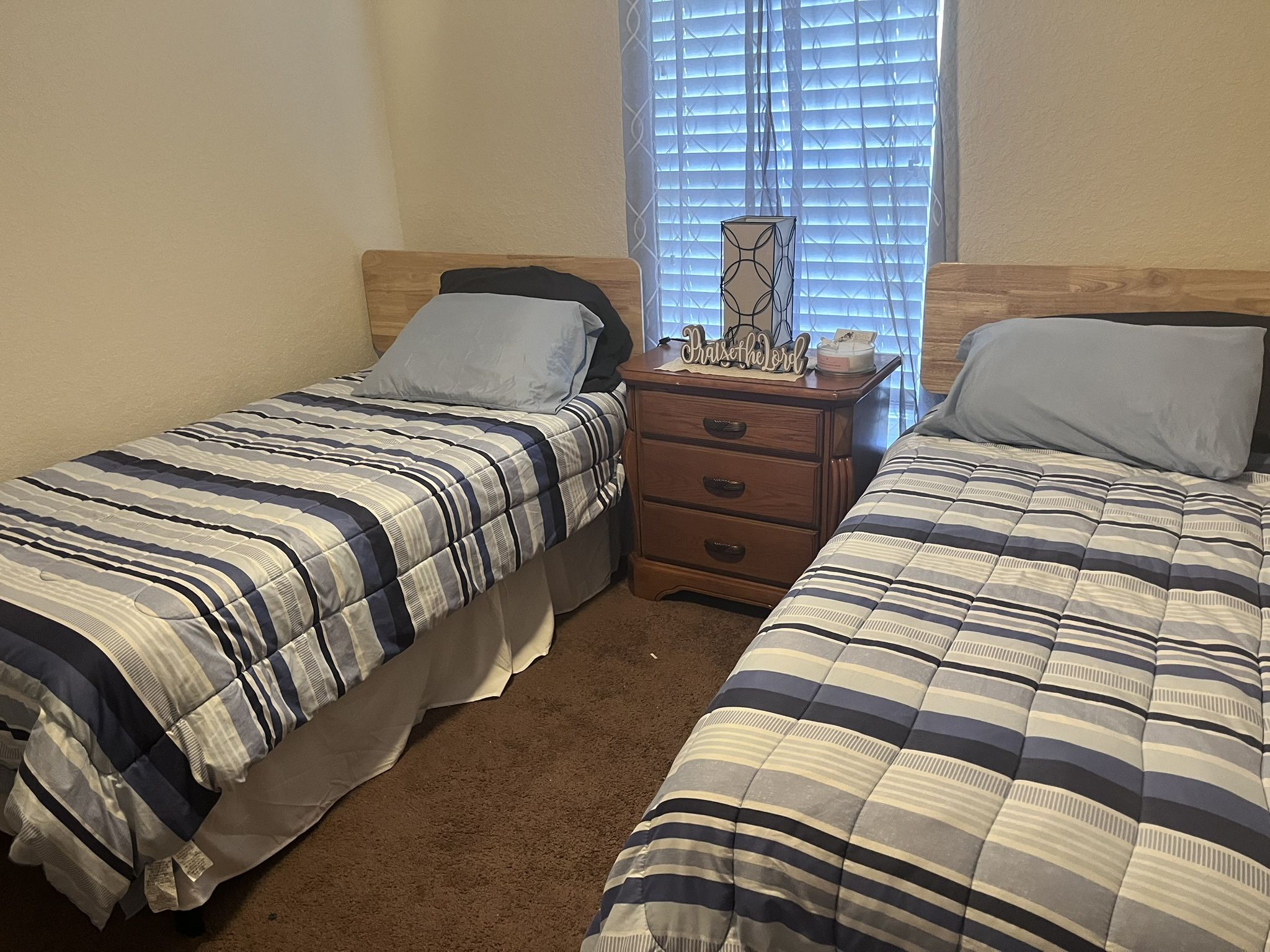 Twin Beds Mattress Included