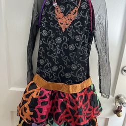 Monster High Skelita Calaveras L 12/14 Halloween costume Dress