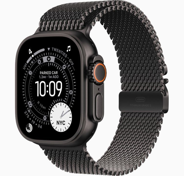 Apple Watch Ultra 3 49mm Black Ti Black/Charcoal TIM/L
