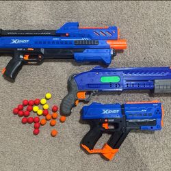 X Shot, Nerf, Adventure Force set Blasters
